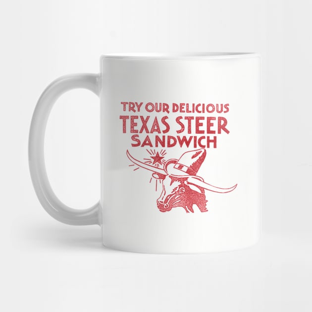 Texas Steer Sandwich by TouristTrash